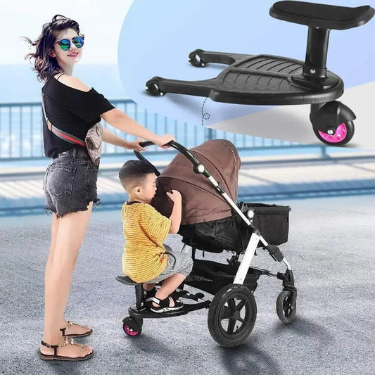 תמונה של "טרמפיסט לעגלה: הפתרון המושלם לנסיעה נוחה עם שני ילדים"