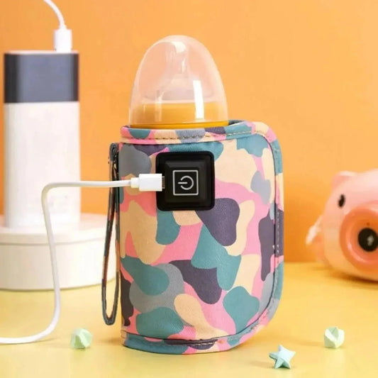 תמונה של מחמם בקבוקים לתינוקות עם חיבור USB: פתרון נייד ונוח להורים בדרכים