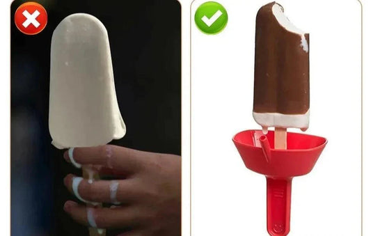 תמונה של "מחזיק גלידה ללא טיפות: הפתרון המושלם לגלידה נקייה וללא לכלוך"