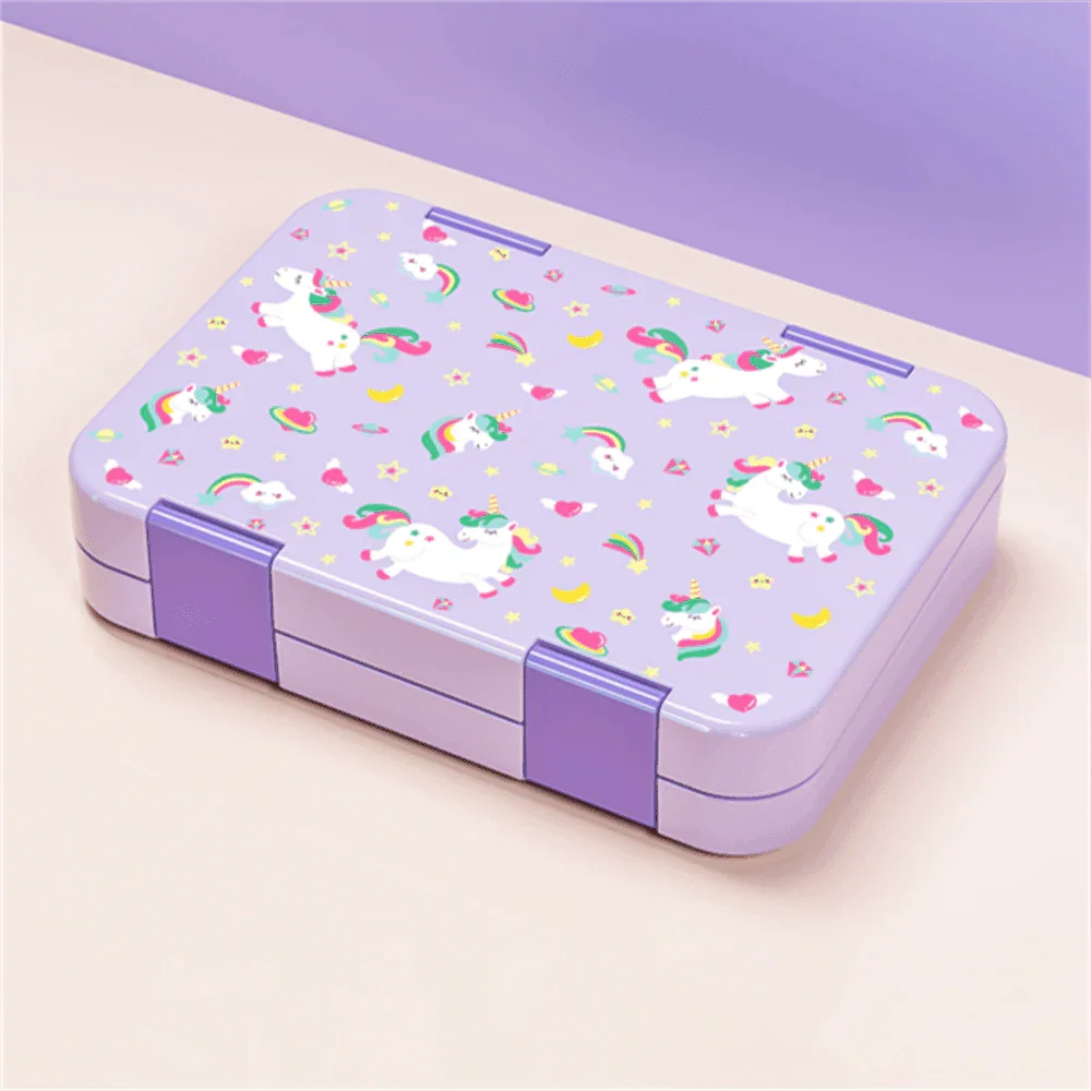 תמונה של קופסת אוכל מחולקת לילדים: הפתרון המושלם לארוחות בריאות ומאורגנות!