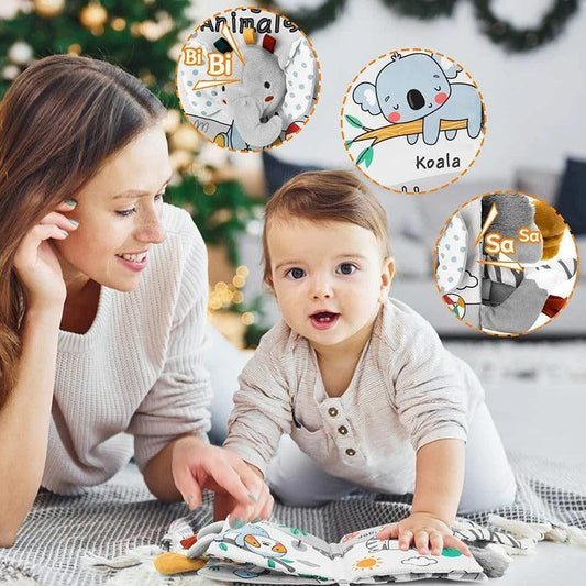 הספר הראשון שלי – ספר פעילות דו-צדדי לעגלה או מיטה - מיה מתנות שילדים אוהבים