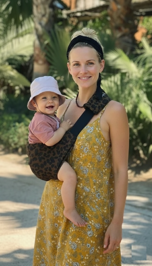 מנשא צד לתינוק - חיבוק חם ובטוח בכל שלב - מיה מתנות שילדים אוהבים